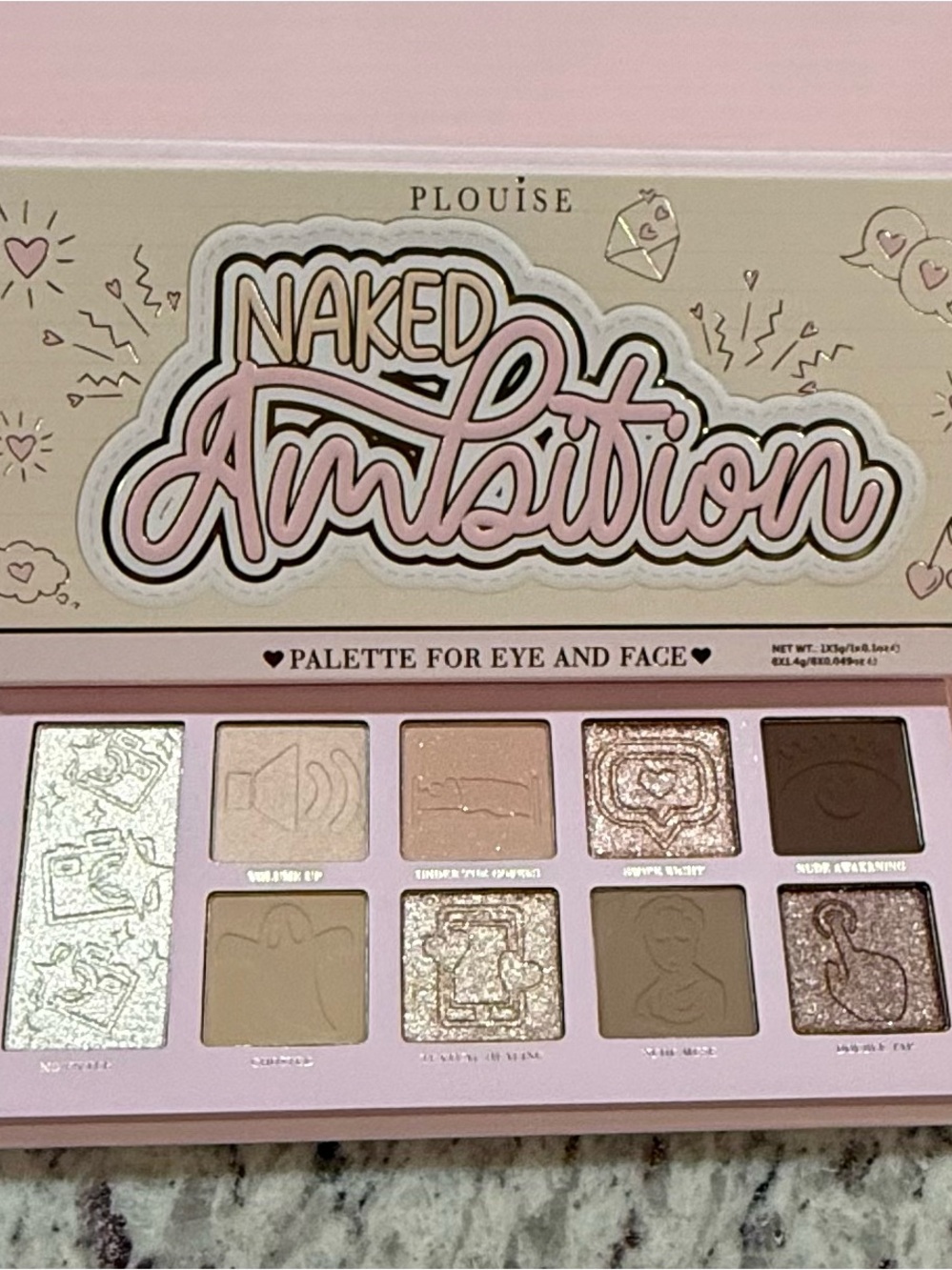 P. Louis Naked Ambition Eye & Face Palette NIB